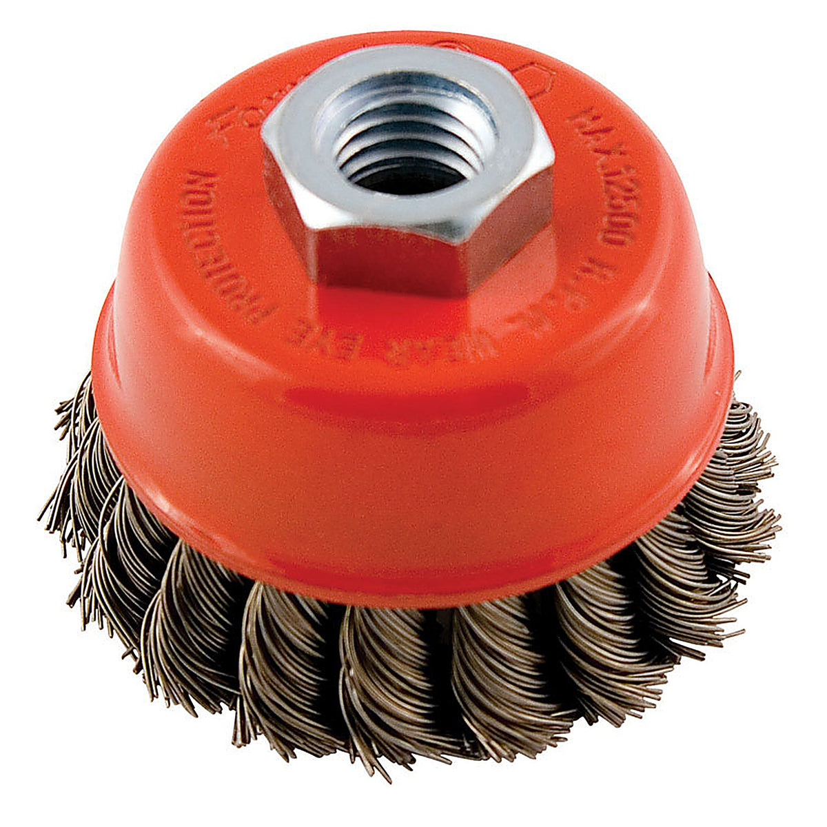 Forney 72757 2.75 in. D X 5/8 in. S Knotted Steel Cup Brush 12500 rpm 1 pc