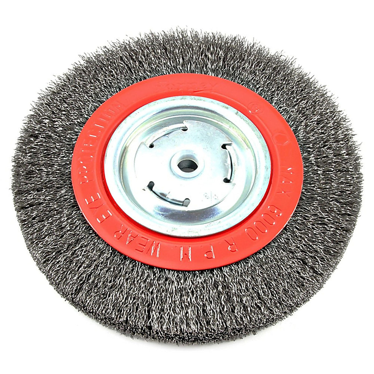 Forney 72762 8 in. Crimped Wire Wheel Brush Metal 6000 rpm 1 pc