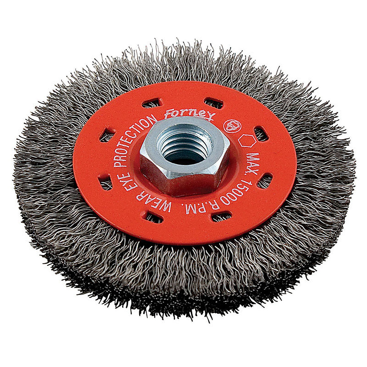 Forney 72788 4 in. Crimped Wire Wheel Brush Metal 15000 rpm 1 pc