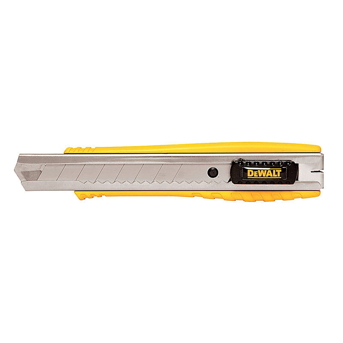 DeWalt DWHT10038 6-1/4 in. Sliding Snap-Off Utility Knife Black/Yellow 1 pk