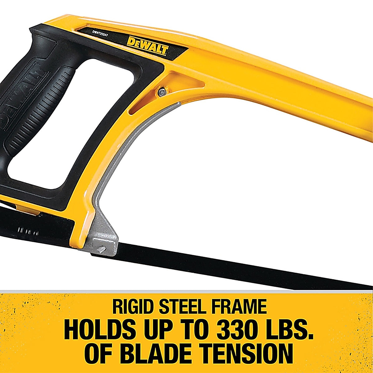 DeWalt DWHT20547L 12 in. Carbon Steel Hacksaw Black/Yellow 1 pc