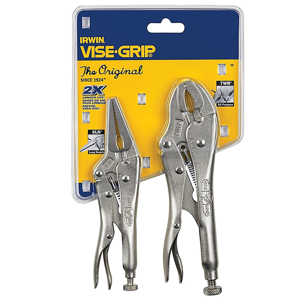 Irwin 36 Vise-Grip 6 & 7 in. Alloy Steel Locking Pliers Set