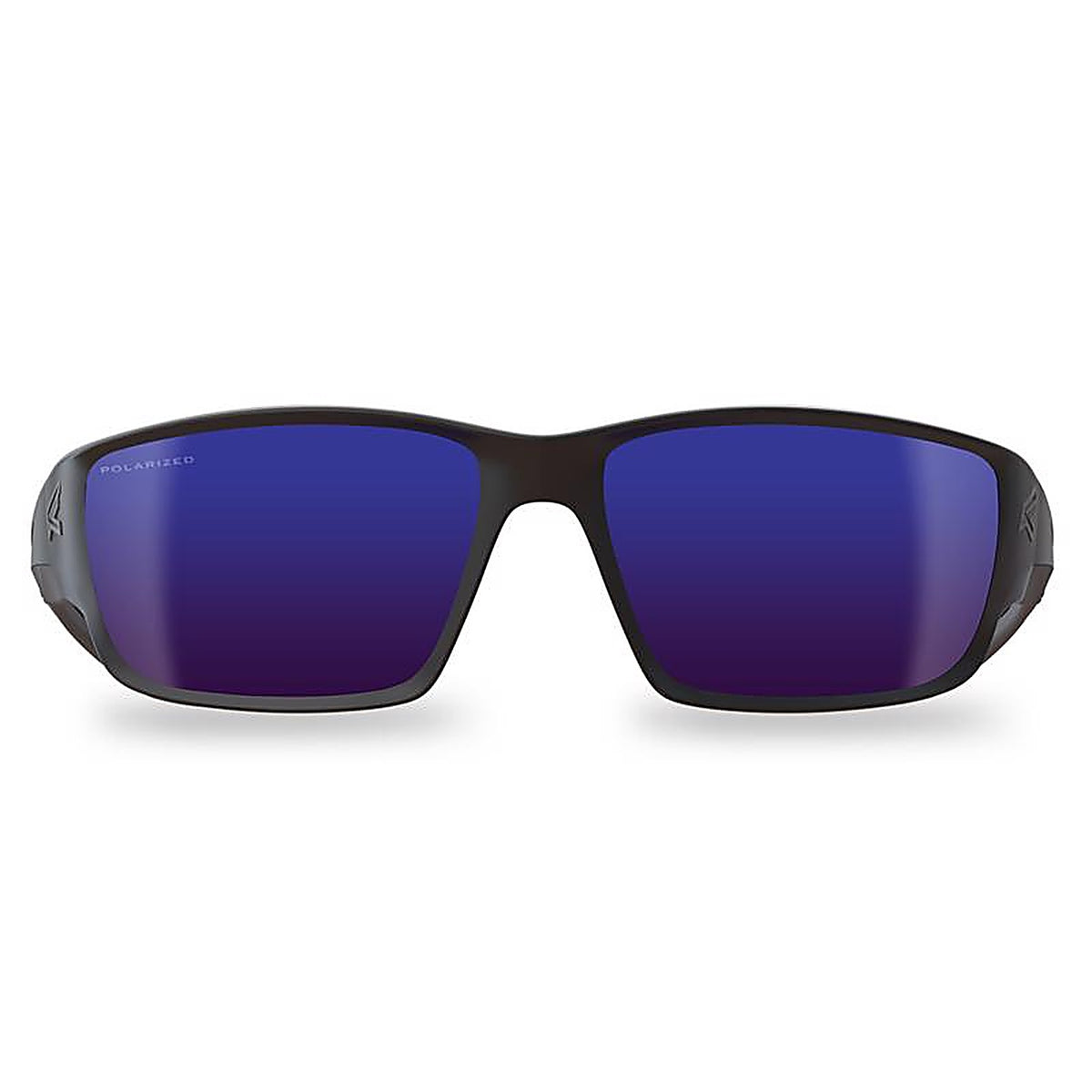 Edge Eyewear TSKAP218 Kazbek Polarized Safety Glasses Blue Mirror Lens Black Frame 1/pc.