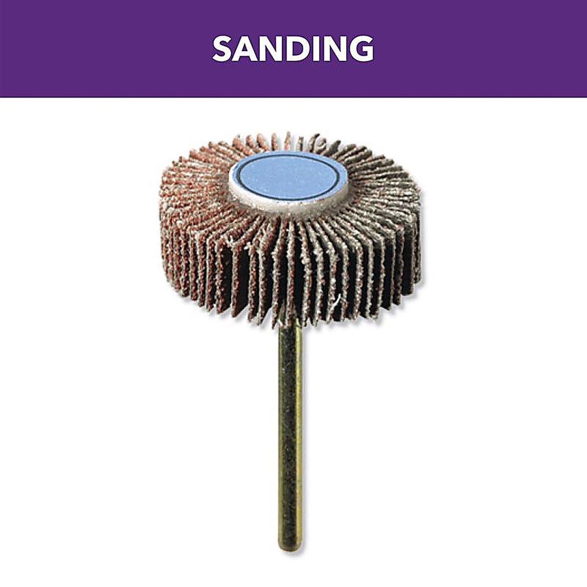 Dremel - 503 - 3/8 In. D X 1/8 In. Aluminum Oxide Flap Wheel Sander 120 Grit 1 Piece