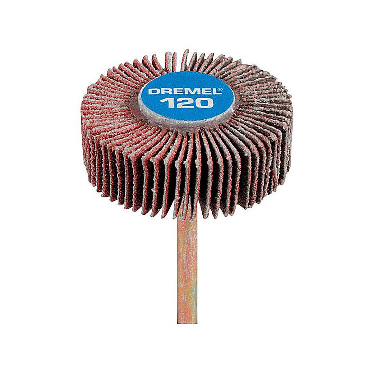 Dremel - 503 - 3/8 In. D X 1/8 In. Aluminum Oxide Flap Wheel Sander 120 Grit 1 Piece