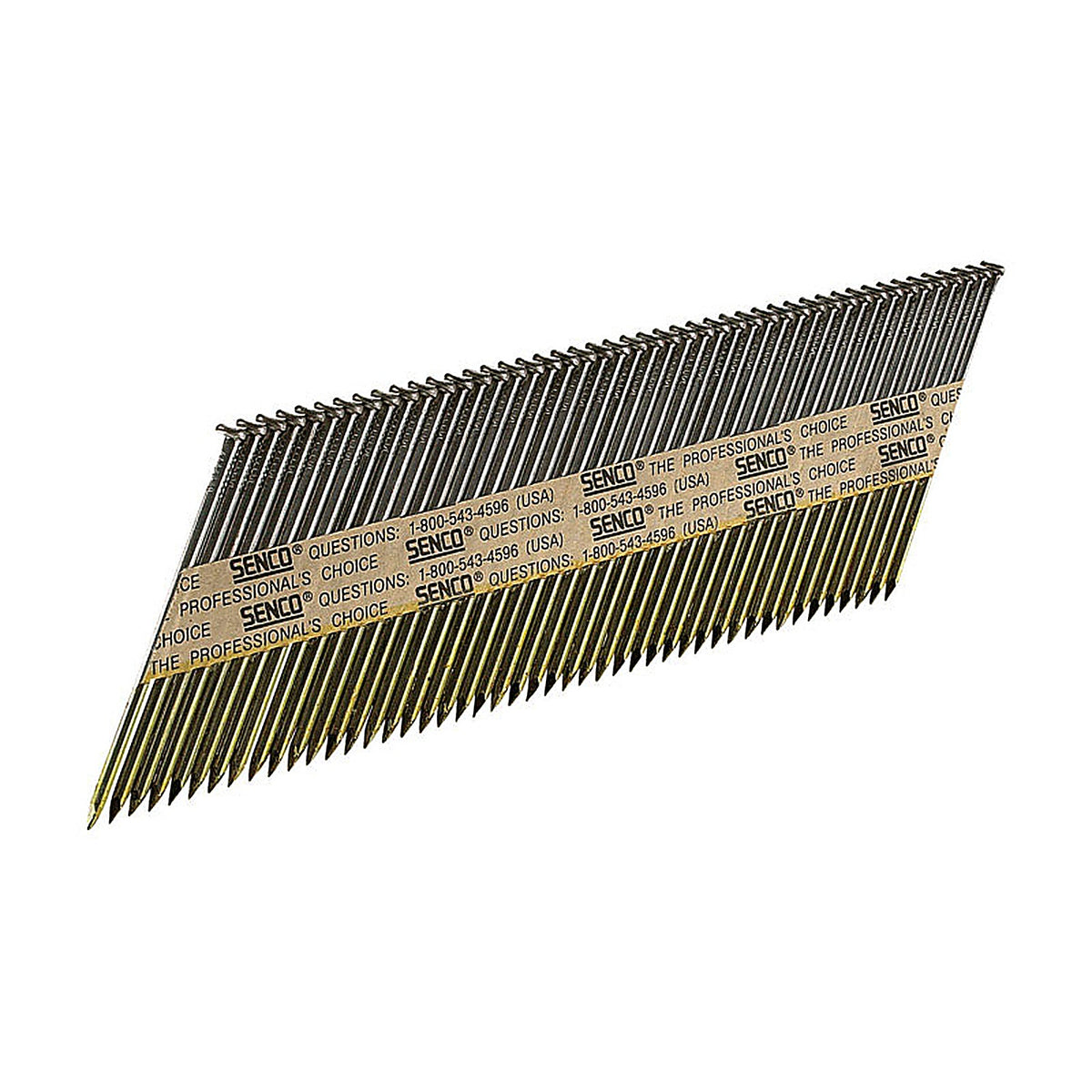 Senco GE24ASBX 2-3/8 in. Angled Strip Framing Nails 34 deg. Ring Shank 2500/Pack