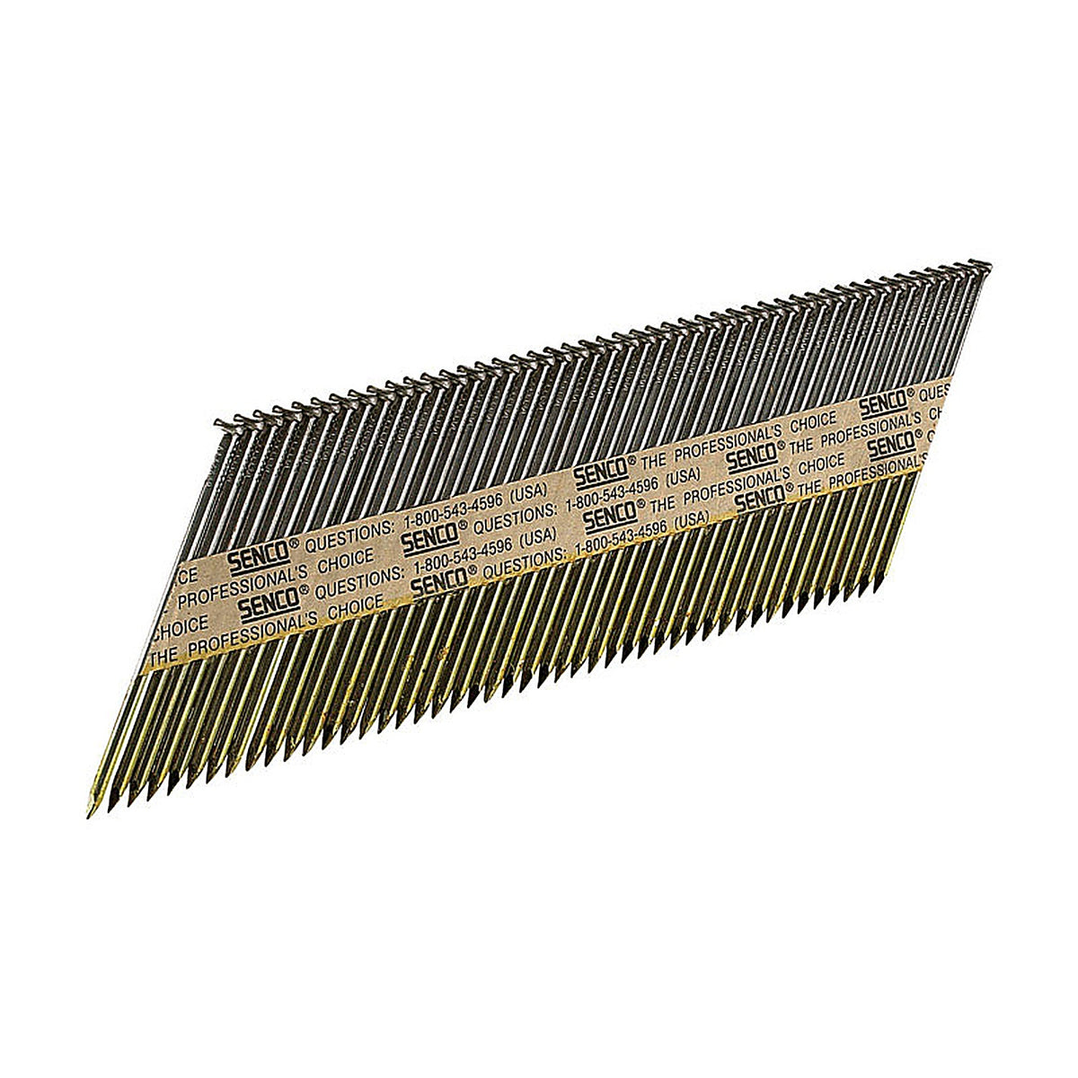 Senco KC28APBX 3-1/4 in. Paper Strip Framing Nails 34 deg. Smooth Shank 2500/Pack