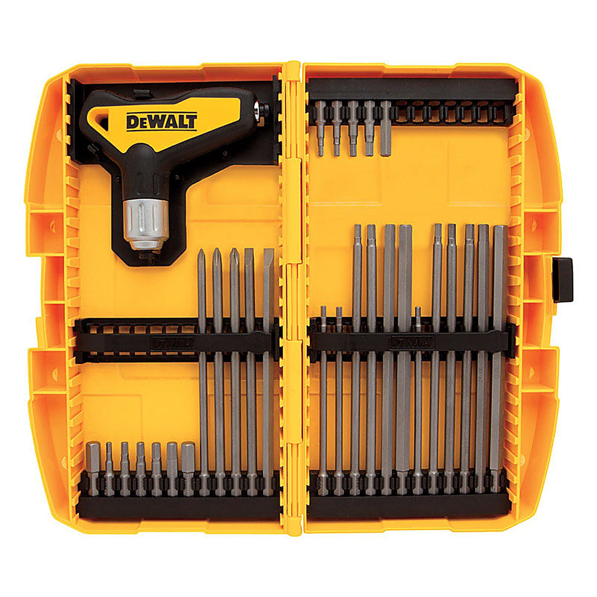 DeWalt - DWHT70265 - Multi-Size Metric T-Handle HEX Key Set 31 Piece