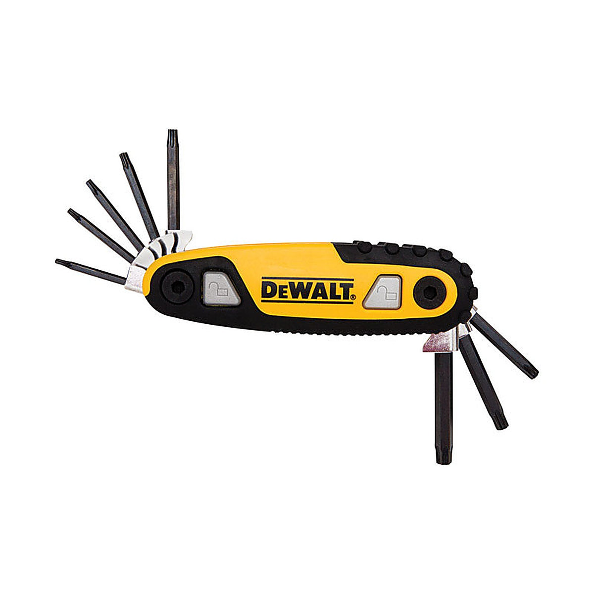 DeWalt - DWHT70264 - Multi-Size Fold-Up Star Key Set 8 Piece