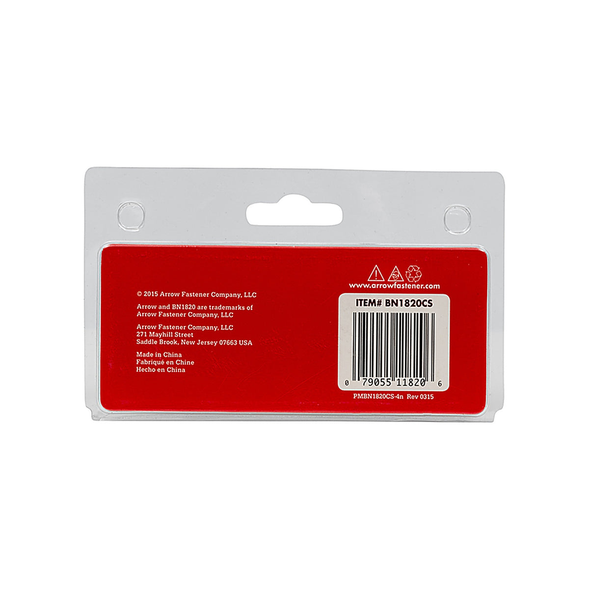 Arrow Fastener BN1820CS BN1820 18 Ga. x 1-1/4 in. L Galvanized Steel Brad Nails 1000/Pack 0.65 lb.