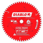 Diablo - D0760X - 7-1/4 In. D X 5/8 In. Tico Hi-Density Carbide Circular Saw Blade 60 Teeth 1 Pack