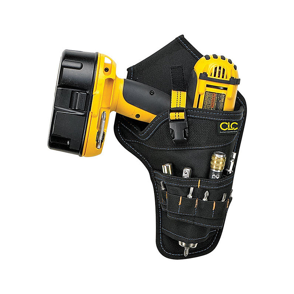 CLC 5023 1 pocket Polyester Fabric Drill Holster 6 in. L X 11 in. H Black