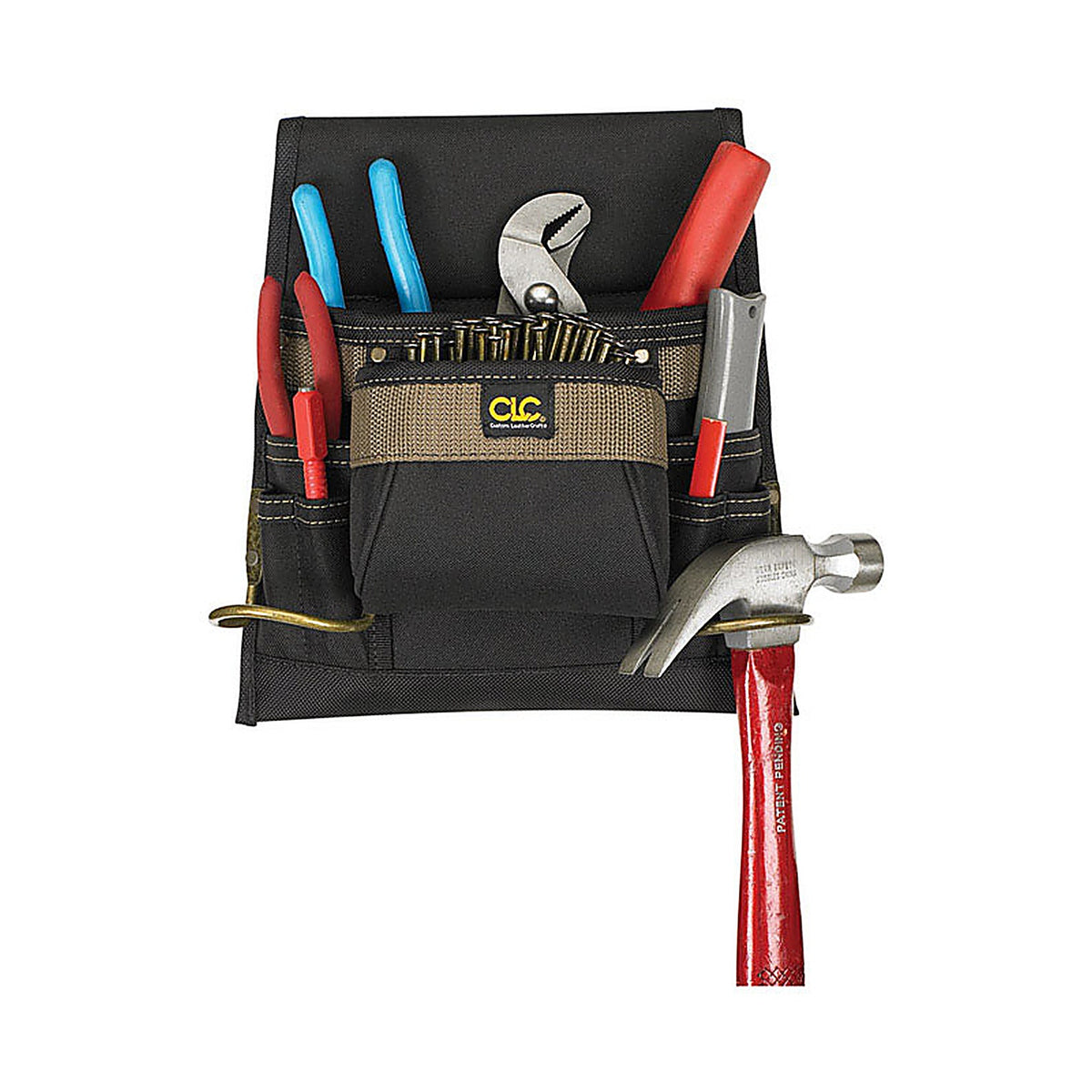 CLC 1823 3 in. W X 12.75 in. H Polyester Tool Bag 8 pocket Black/Tan 1 pc