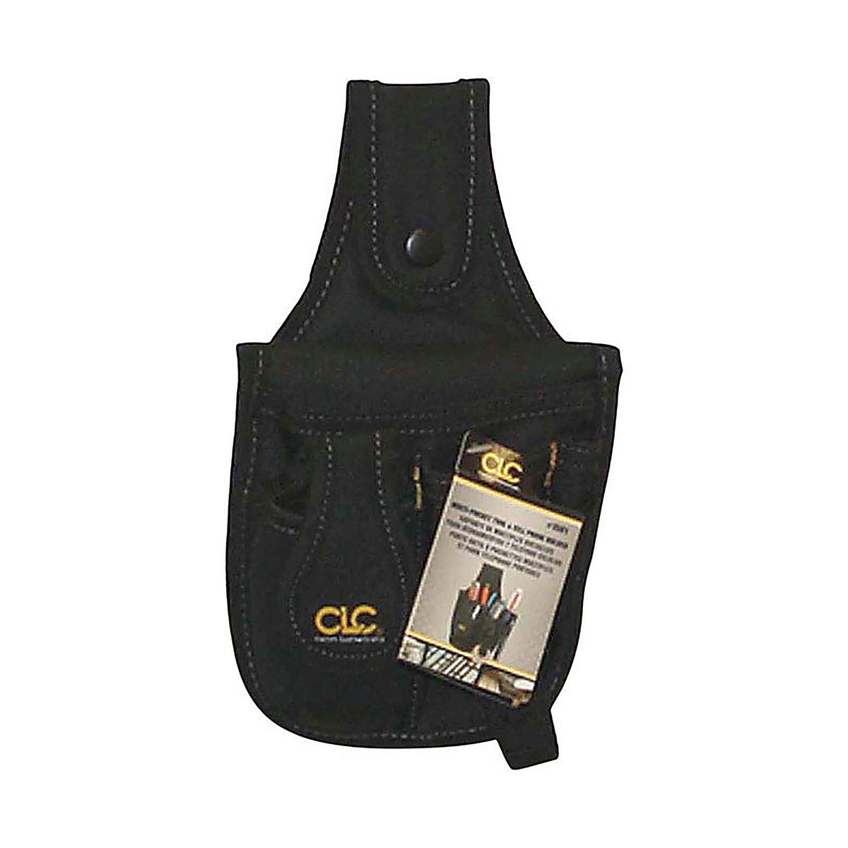 CLC 1501 4 pocket Polyester Fabric Tool and Cellular Phone Holder 6 in. L X 9.8 in. H Black