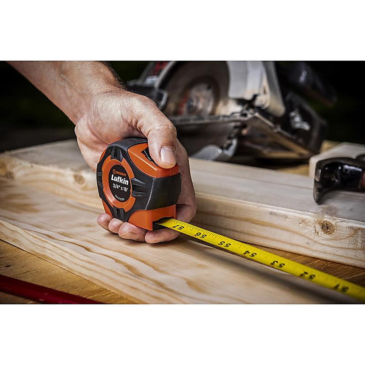Lufkin - PHV1316N - P1000 Series 16 Ft. L X 0.75 In. W Hi-Viz Tape Measure 1 Pack
