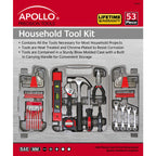 Apollo DT9408 Household Tool Kit 53/pc.