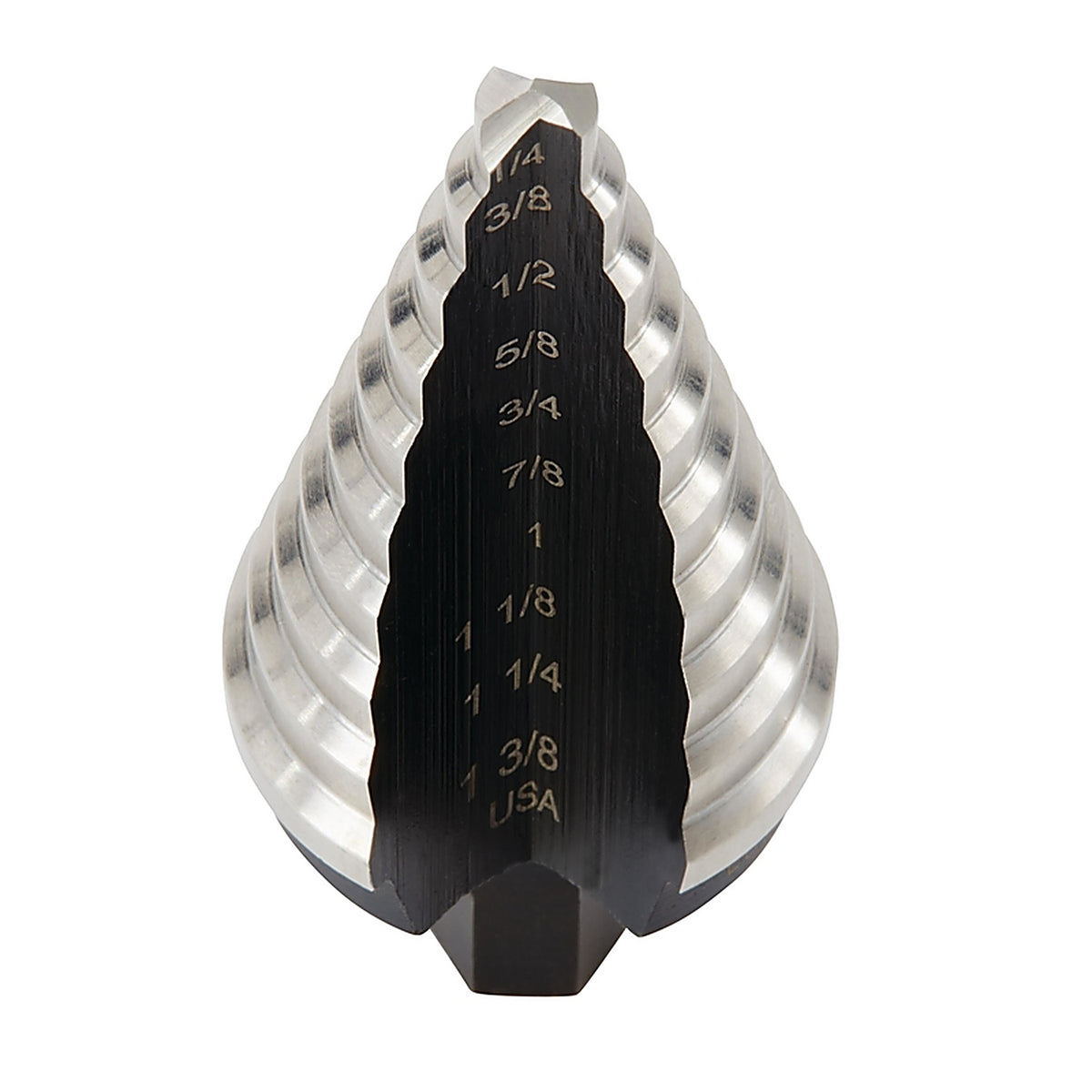 Irwin 10235 Unibit 1/4 to 1-3/8 in. x 6 in. L High Speed Steel Step Drill Bit 1/pc.