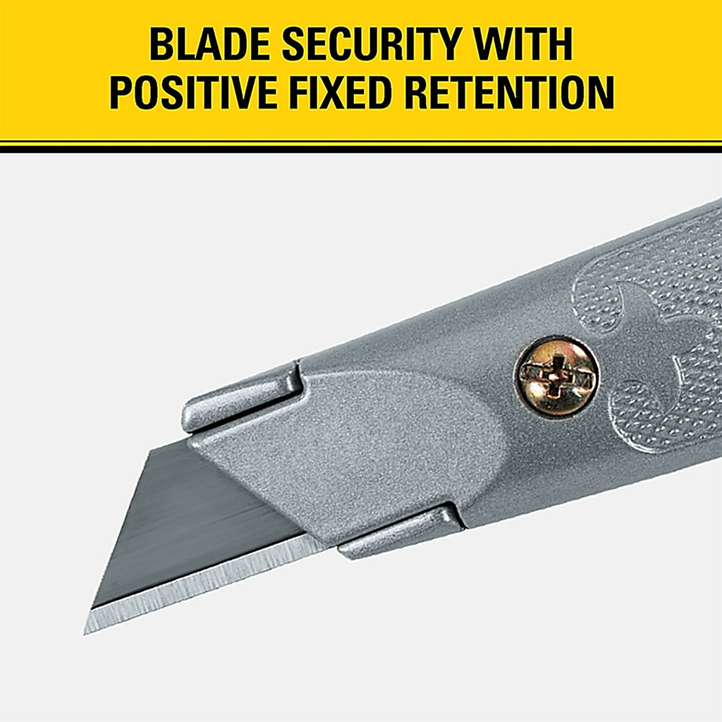 Stanley 10-209 Classic 199 5-3/8 in. Fixed Blade Utility Knife Gray 1/Pack