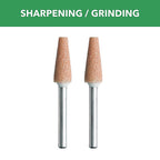 Dremel - 953 - 1/4 In. X 1-1/2 In. L Aluminum Oxide Grinding Stone 2 Pack