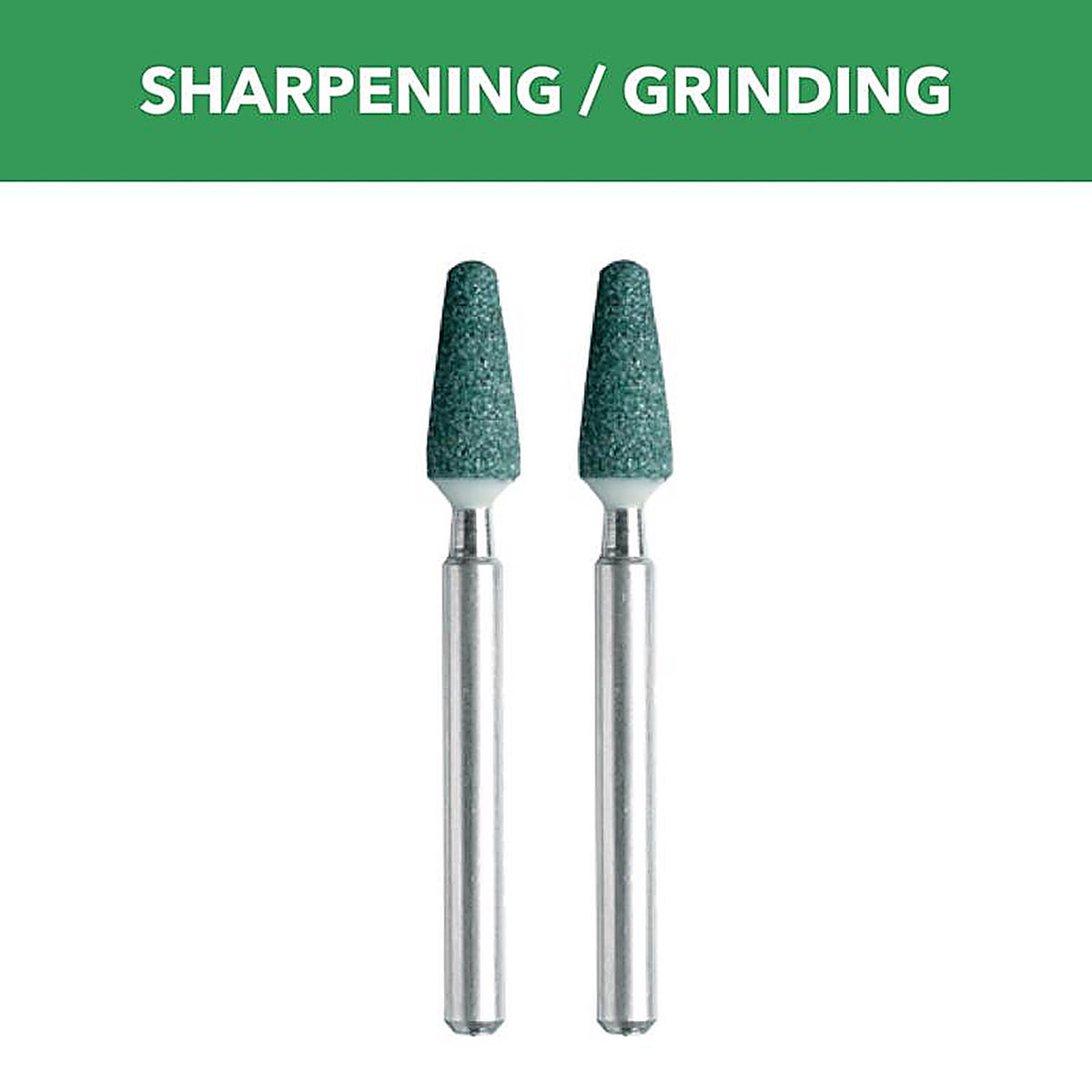 Dremel - 84922 - 3/16 In. D X 0.5 In. L Silicon Carbide Grinding Stone Cone 35000 Rpm 2 Piece
