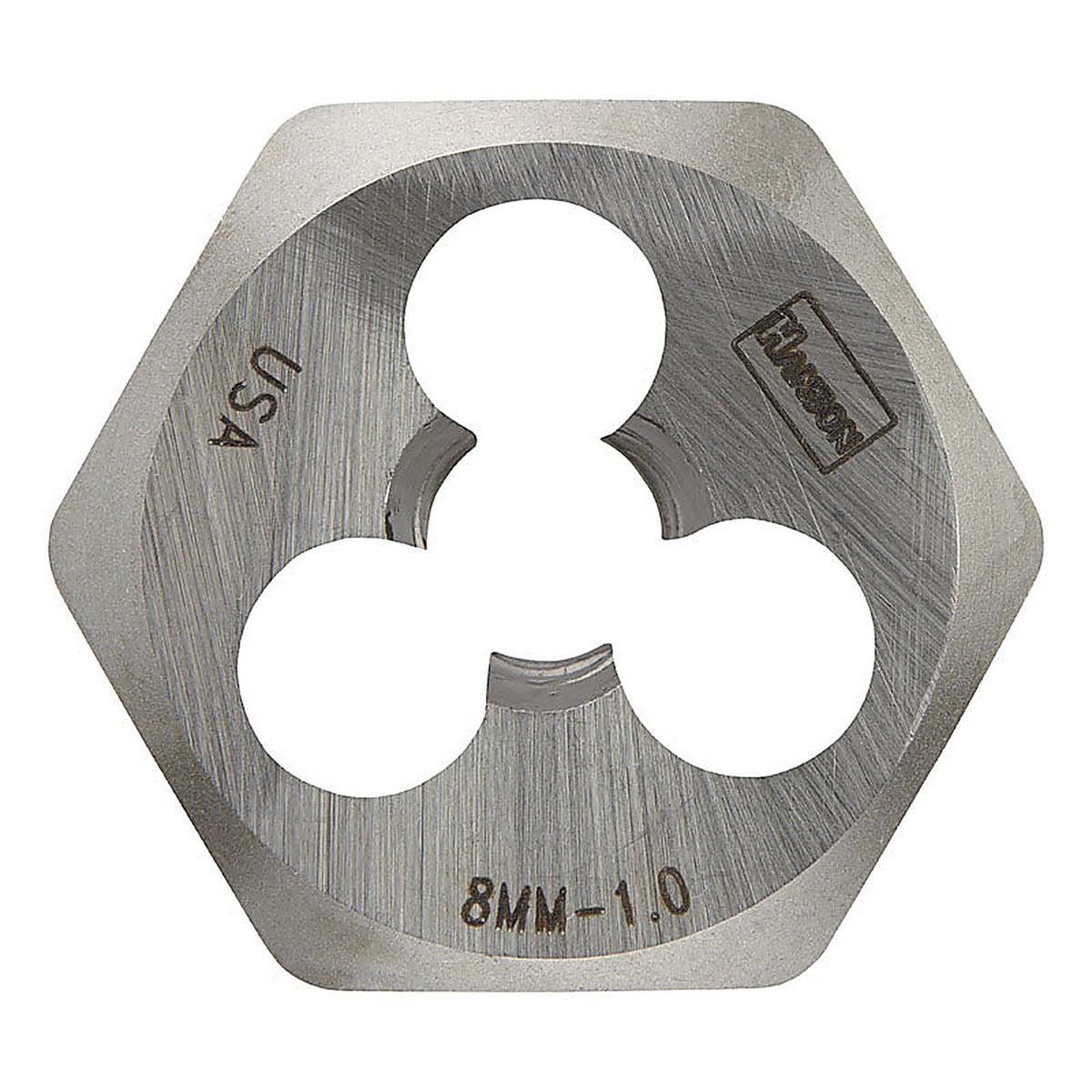 Irwin 9733 Hanson High Carbon Steel Metric Hexagon Die 8mm-1.00 1/pc.
