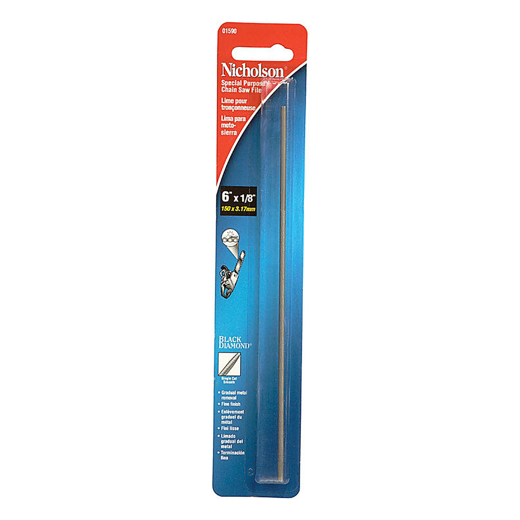 Crescent - 01590 - Nicholson 6 In. L X 1/8 In. W High Carbon Steel File 1 Piece