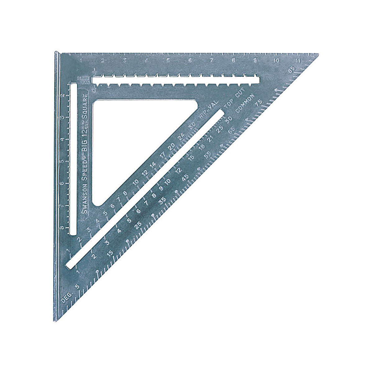 Swanson - T0108 - 12.25 In. L X .875 In. H Aluminum Speed Square