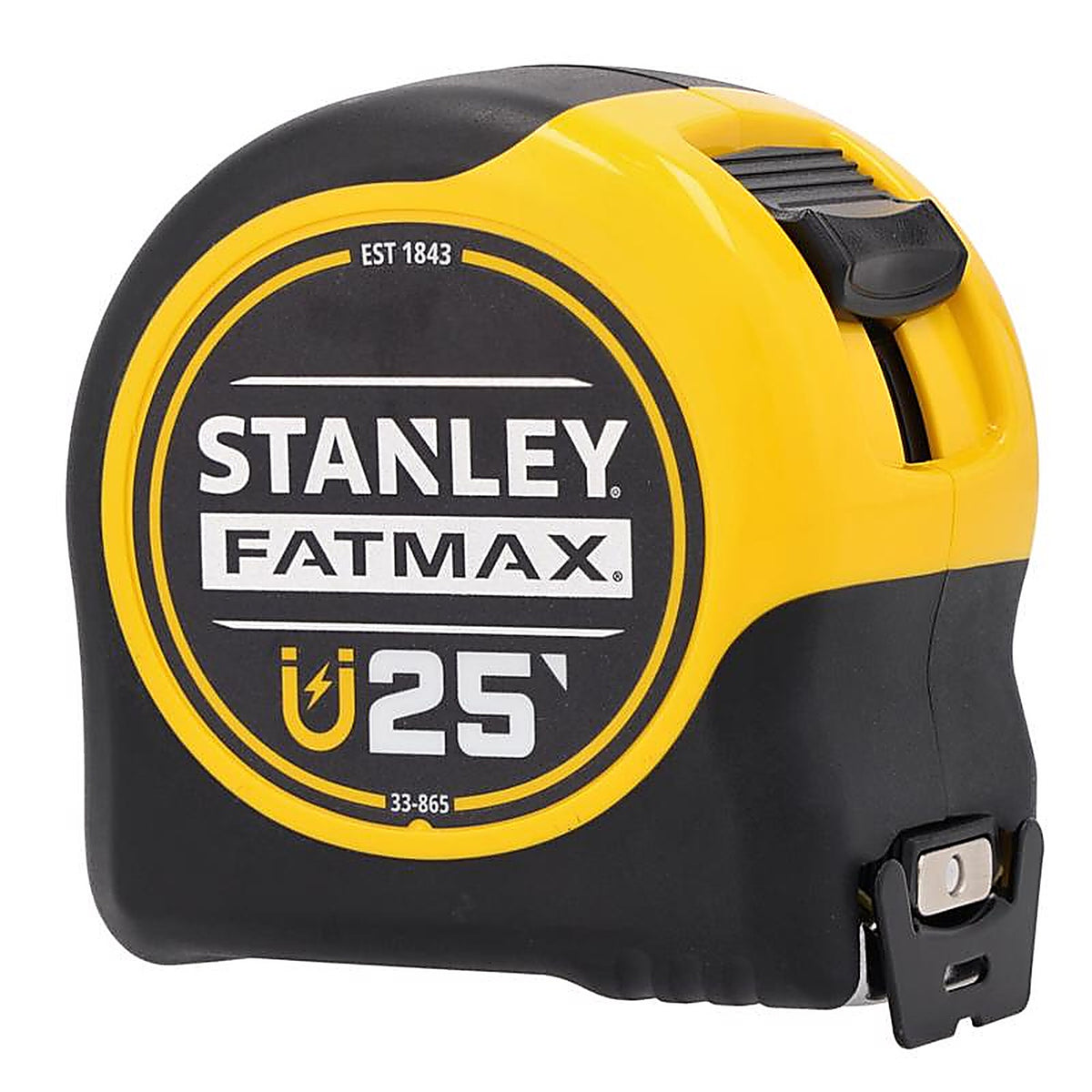 Stanley - FMHT33865L - Fatmax 25 Ft. L X 1.25 In. W Compact Wide Blade Magnetic Tape Measure 1 Pack