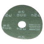 Forney 71667 4.5 in. Aluminum Oxide Adhesive Sanding Disc 24 Grit 3 pk
