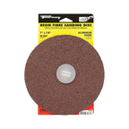 Forney 71653 7 in. Aluminum Oxide Adhesive Sanding Disc 24 Grit 3 pk