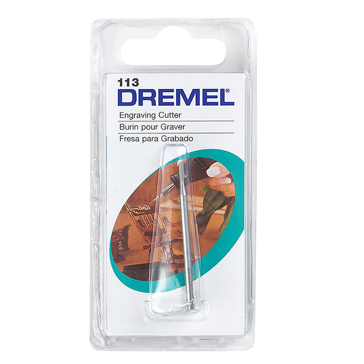 Dremel - 113 - 1/16 In. X 1.5 In. L High Speed Steel Engraving Cutter 1 Pack