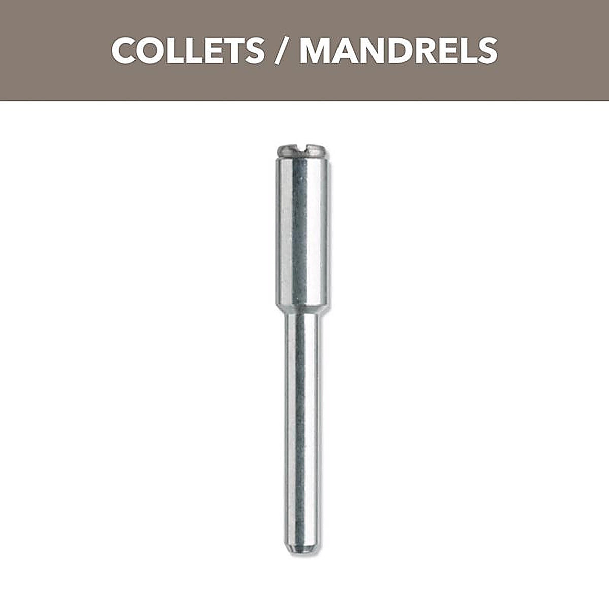 Dremel - 402 - 1/8 In. X 2.75 In. L Steel Mandrel 1 Pack