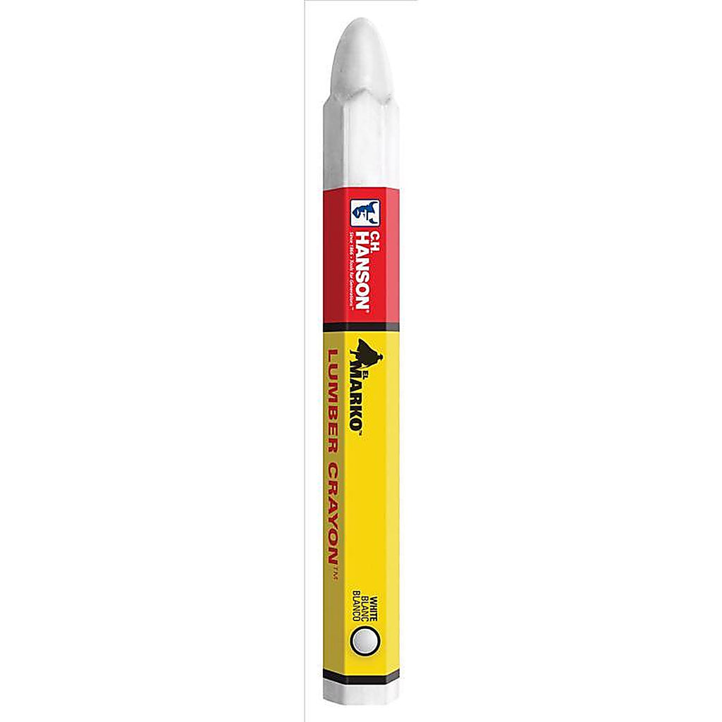 C.H. Hanson - 10370 - 4.5 In. L Lumber Crayon White 1 Piece