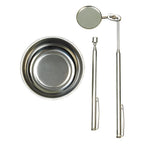 Steel Grip DR67849 Stainless Steel Magnetic Tool Set 1 lb. pull Silver 3/pc.