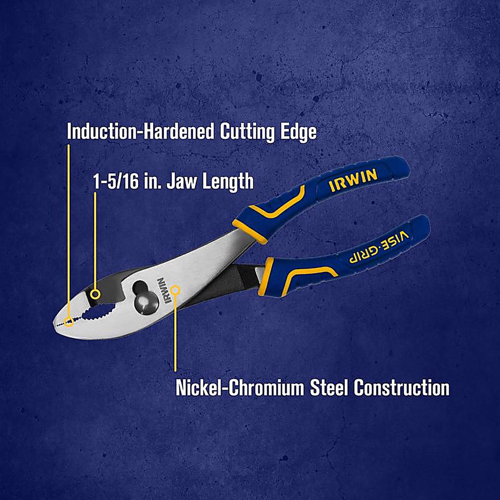 Irwin - 2078408 - Vise-Grip 8 In. Steel Slip Joint Pliers