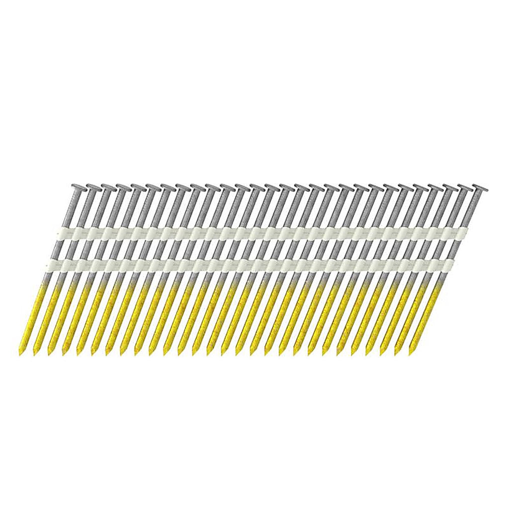 Grip-Rite GR301L 3 in. 11 Ga. Angled Strip Framing Nails 21 deg. Smooth Shank 2000/Pack
