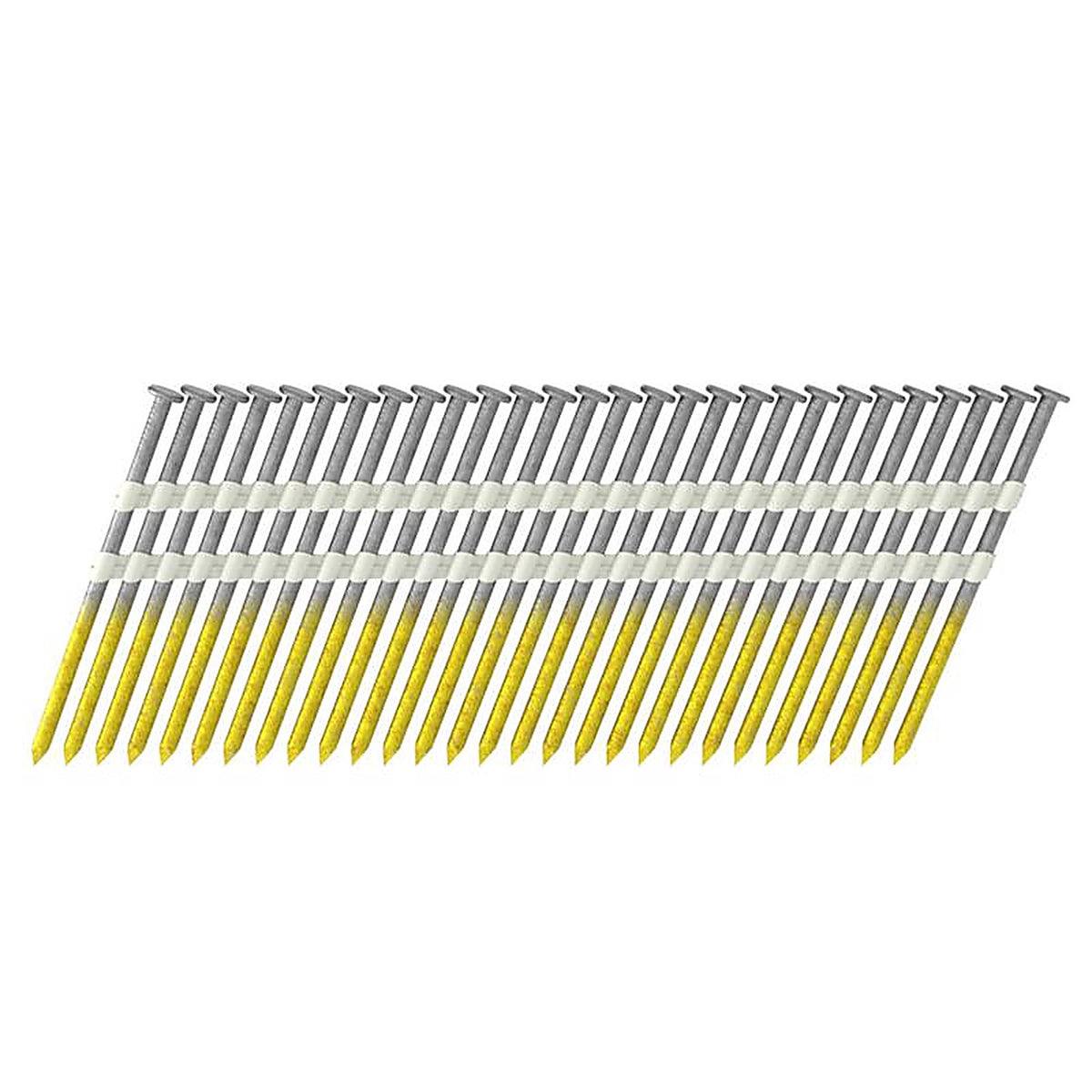 Grip-Rite GR014L 3 in. 10 Ga. Angled Strip Framing Nails 21 deg. Smooth Shank 2000/Pack