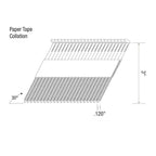 Grip-Rite GRP10RHGH1 3 in. 11 Ga. Angled Strip Framing Nails 30 deg. Ring Shank 1000/Pack