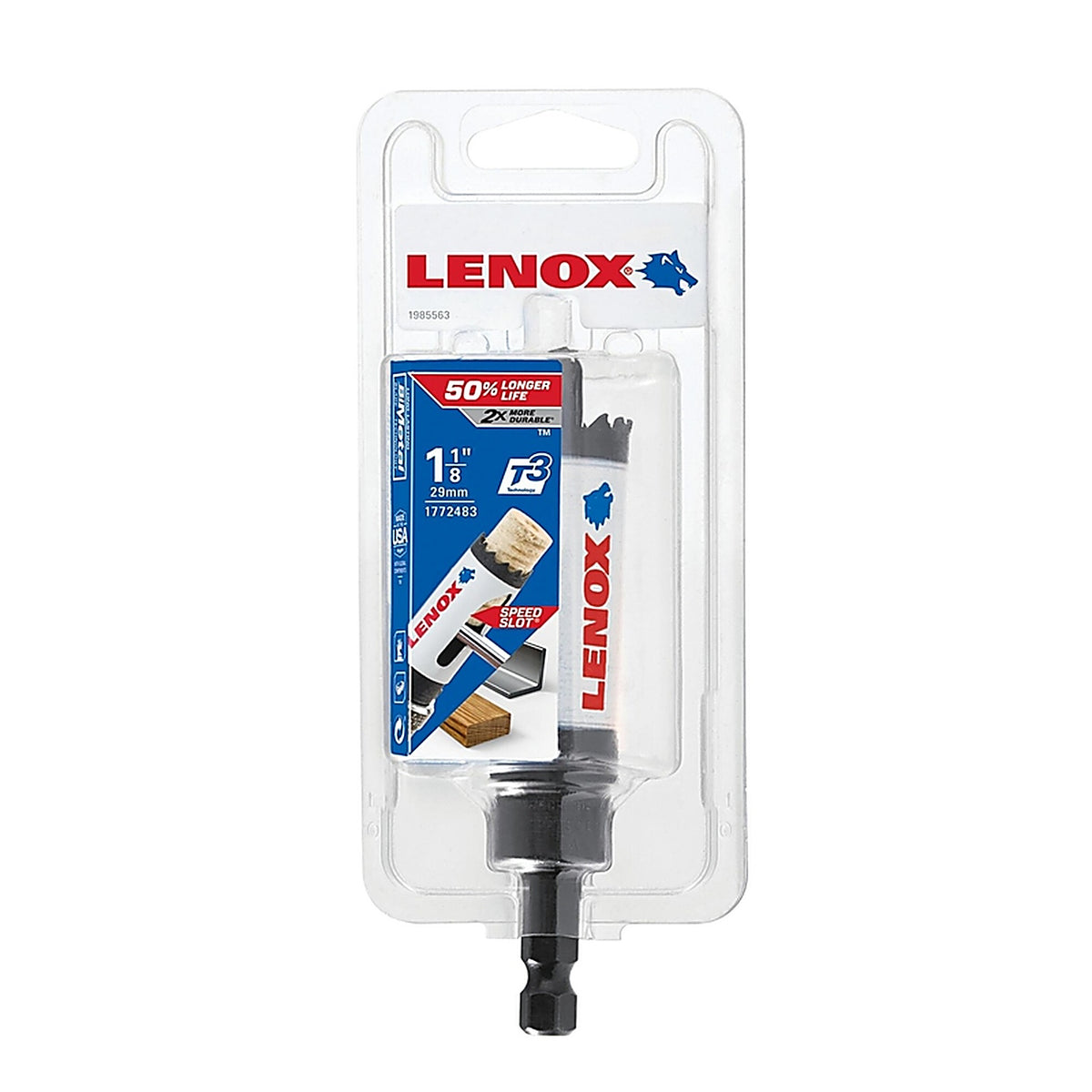 Lenox - 1772483 - Speed Slot 1-1/8 In. Bi-Metal 1.5 In. L Hole Saw
