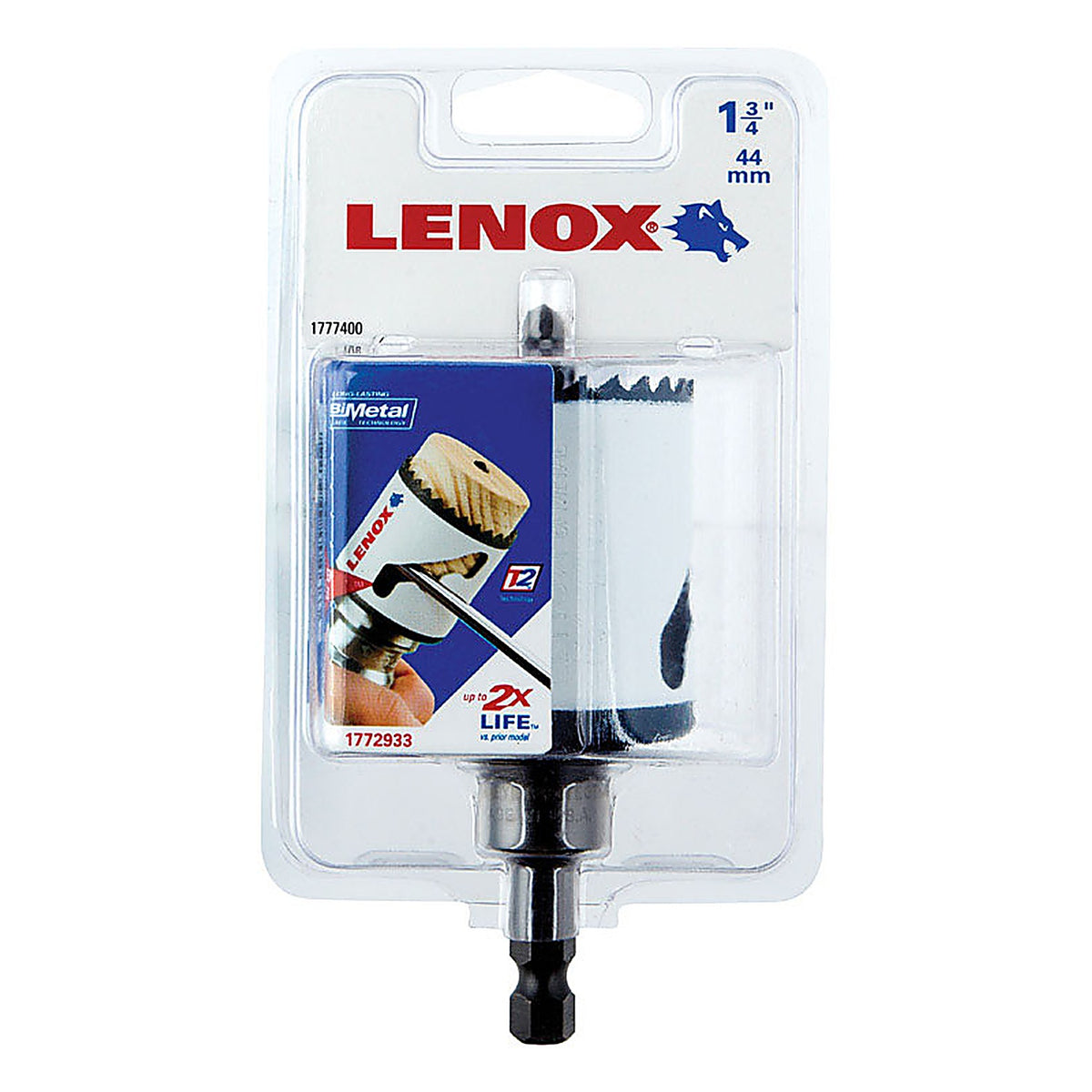 Lenox - 1772933 - Speed Slot 1-3/4 In. Bi-Metal 1.5 In. L Hole Saw