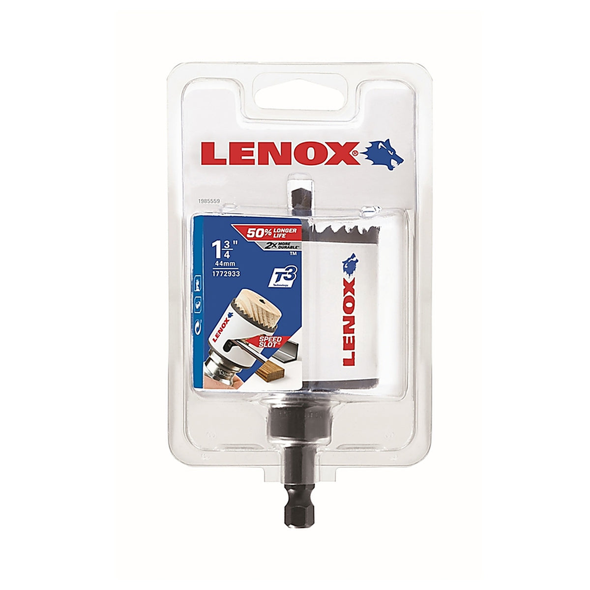 Lenox - 1772933 - Speed Slot 1-3/4 In. Bi-Metal 1.5 In. L Hole Saw