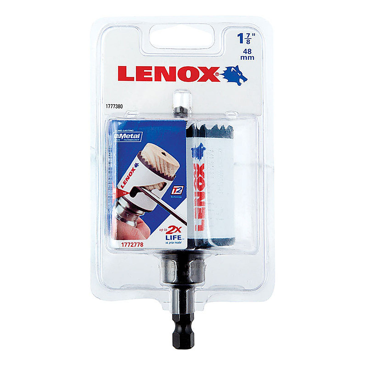 Lenox - 1772778 - Speed Slot 1-7/8 In. Bi-Metal 1.5 In. L Hole Saw