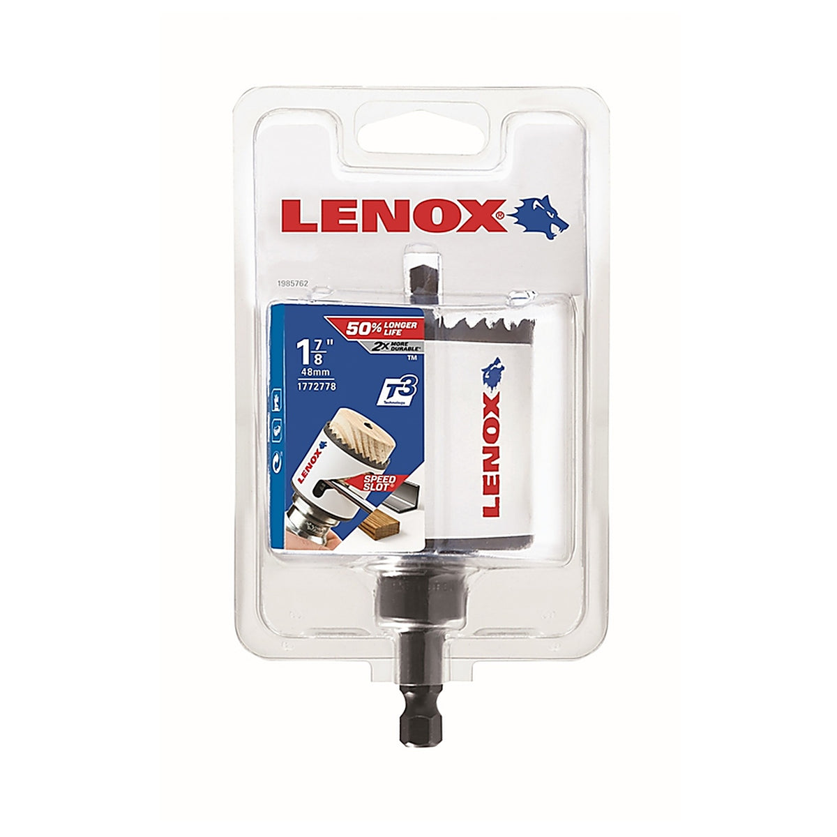 Lenox - 1772778 - Speed Slot 1-7/8 In. Bi-Metal 1.5 In. L Hole Saw