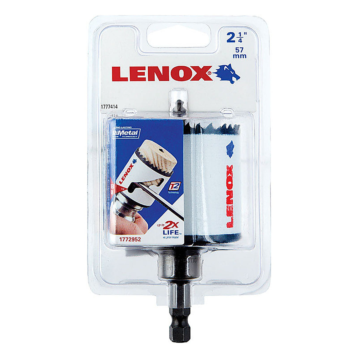 Lenox - 1772952 - Speed Slot 2-1/4 In. Bi-Metal 1.5 In. L Hole Saw
