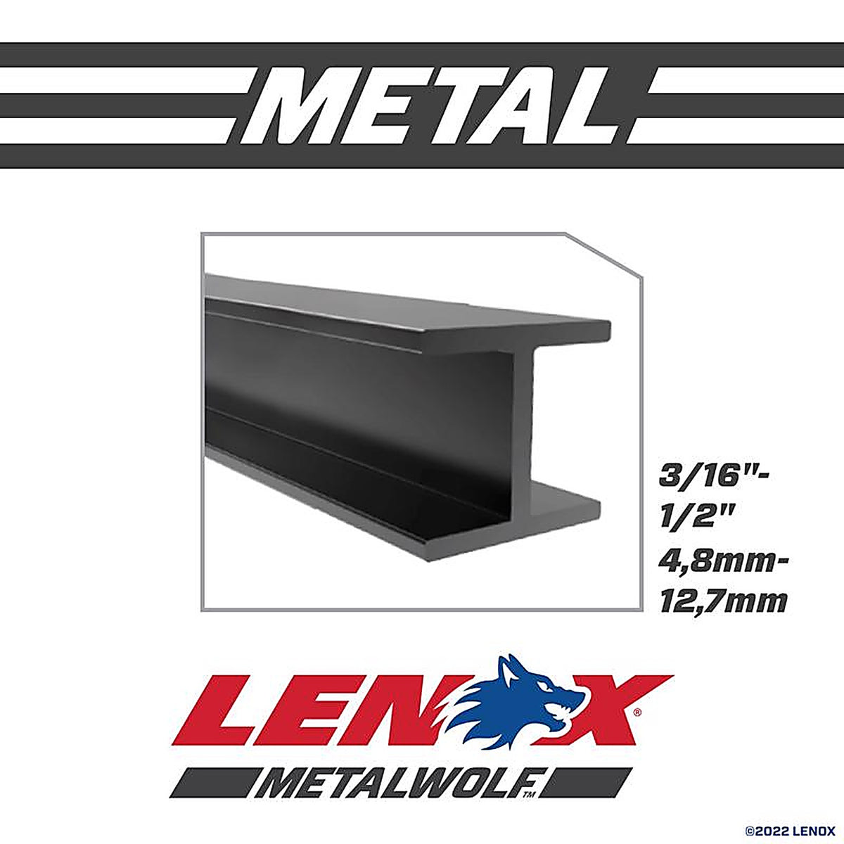 Lenox - 24905T9110R - Metalwolf 9 In. Bi-Metal Wave Edge Reciprocating Saw Blade 10 TPI 2 Pack