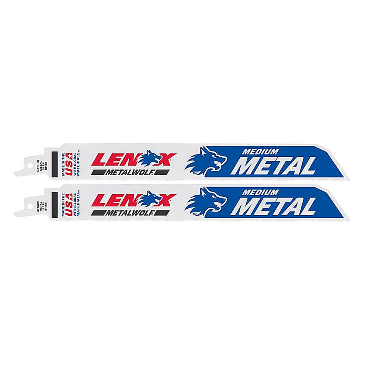 Lenox - 24907T9118R - Metalwolf 9 In. Bi-Metal Wave Edge Reciprocating Saw Blade 18 TPI 2 Pack