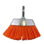 Dico 541-780-2-1/2 2.5 in. Dia. x 1/4 in. x 1/4 Dia. Crimped Nylon Mandrel Mounted Cup Brush 4500 rpm