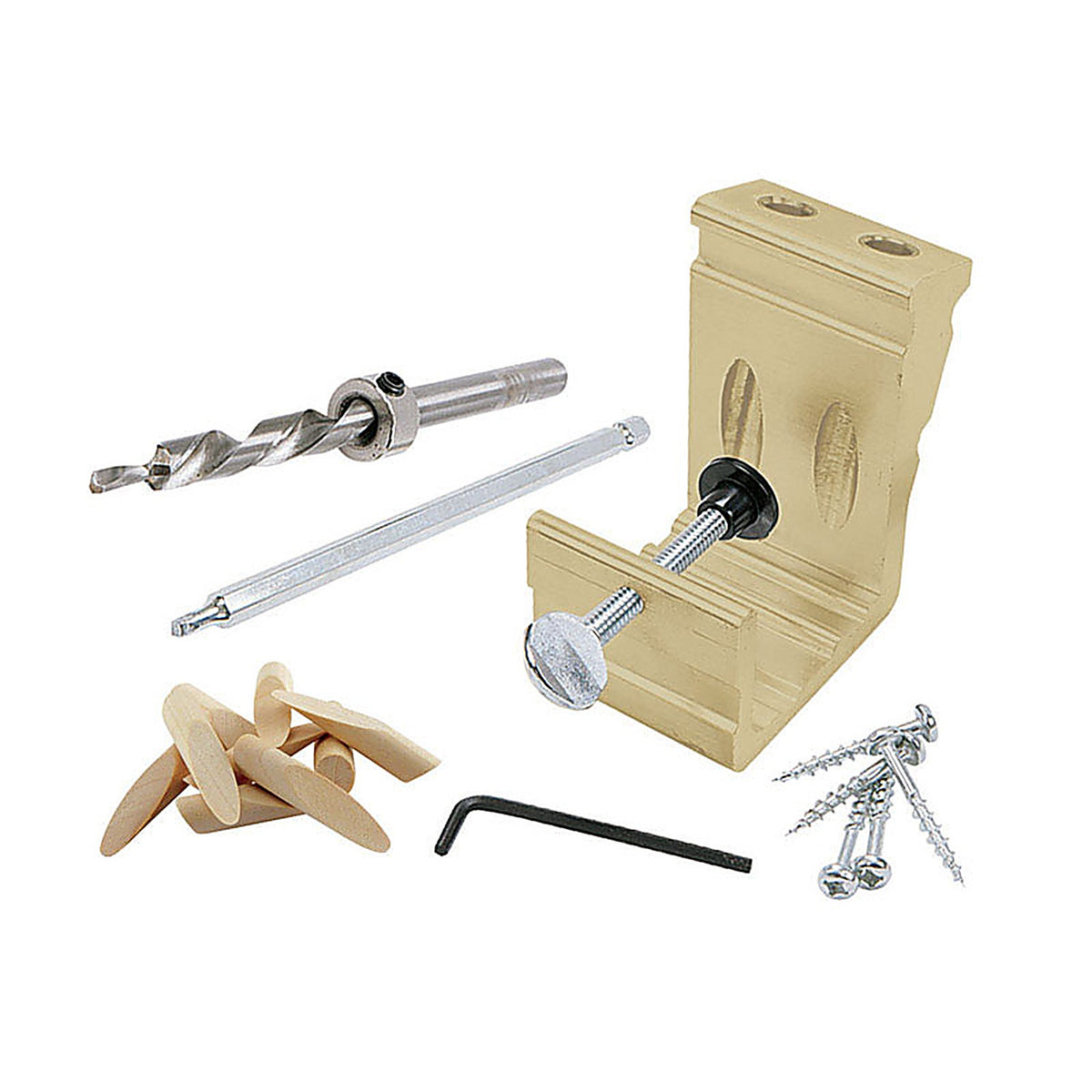 General Tools 850 Aluminum Deluxe Pocket Hole Jig Kit 1/pc.