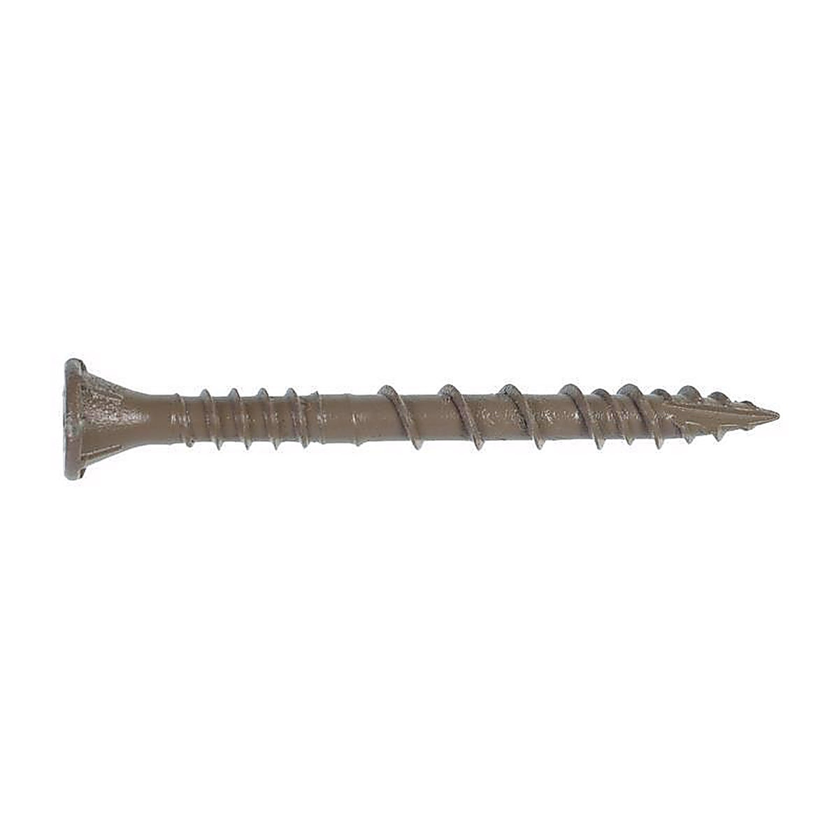Simpson Strong-Tie - DSVT212S - Quick Drive No. 10 Sizes X 2-1/2 In. L Tan Star Ribbed Flat Head Deck Screws 1000