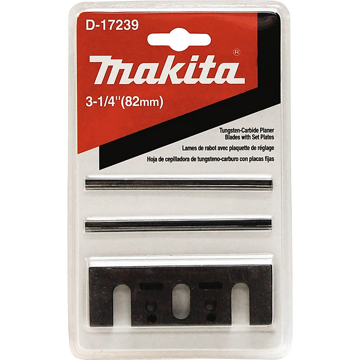 Makita - D-17239 - 3-1/4 In. L Tungsten Carbide Planer Blade Double-Edged 2 Pack
